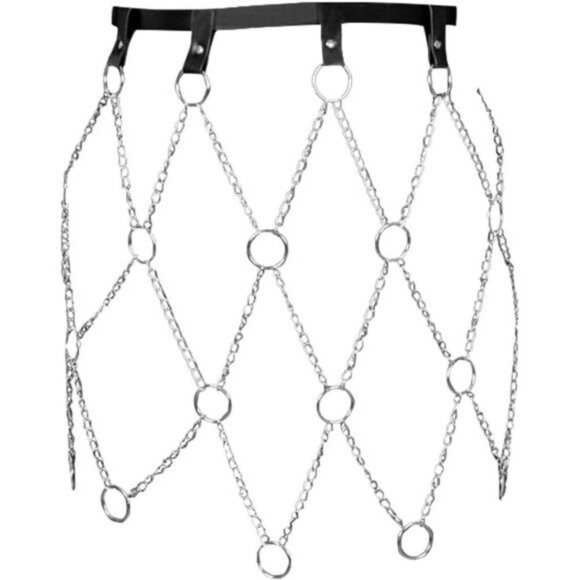 Waist Belt Fashion Harness Body Chest Belt With Chains - Lp-145-xxxl